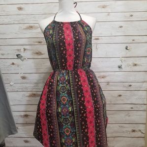 No Boundaries Halter Dress